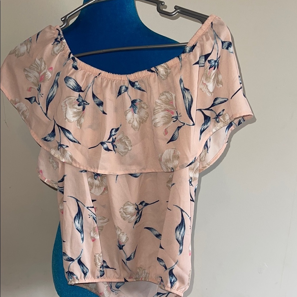 Sienna Sky Blush Floral Blouse - Picture 6 of 7
